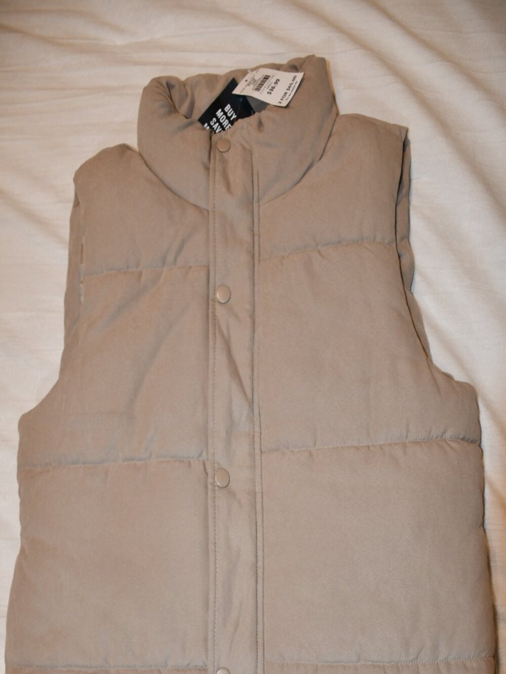 BUCKLE: Snap Front Puffer Vest